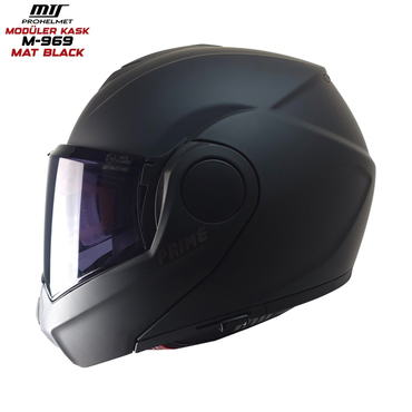 MTS MODÜLER KASK M-969 MAT BLACK