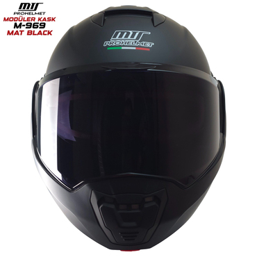 MTS MODÜLER KASK M-969 MAT BLACK
