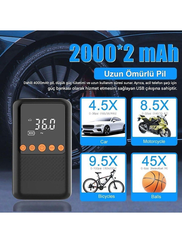 Mts Şarjlı Hava Pompası