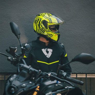 NEXX SX.100 ENIGMA NEON SARI-SİYAH KASK