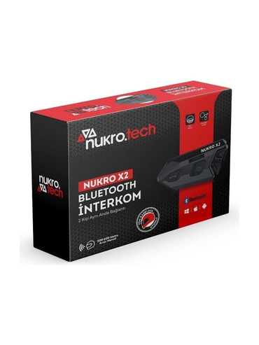 Nukro X2 Bluetooth Intercom Seti