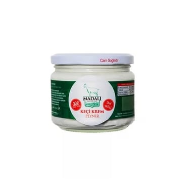 %100 Keçi Krem Peyniri 300 gr - Madalı
