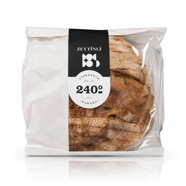 240 ° Zeytinli Ekmek