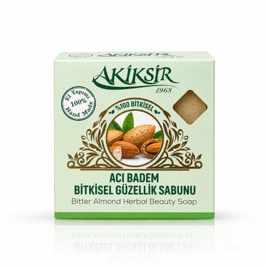 Acı Bademli Bitkisel Güzellik Sabunu 140 gr-Akiksir