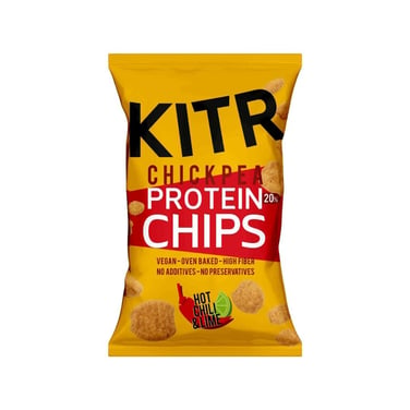 Acı Biberli ve Lime Çeşnili Proteinli Nohut Cipsi 50 gr - Kıtr