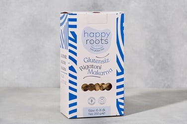 Glutensiz Rigatoni Makarna 250 gr - Happy Roots