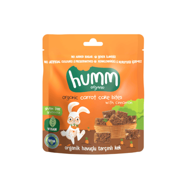 Humm Organik Havuçlu Tarçınlı Kek 30 gr