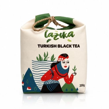 Lazika - Bez Ambalaj Siyah Çay 200 gr