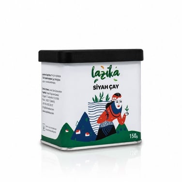 Lazika - Metal Kutu Siyah Çay 150 gr