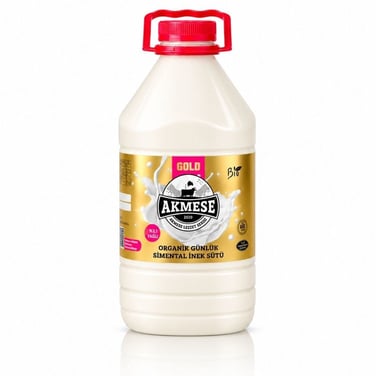 Organik Günlük Jersey İnek Sütü (Gold) 3 lt  - Akmeşe