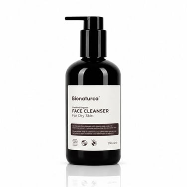 Organik Sertifikalı Kuru Ciltler İçin Yüz Temizleme Jeli 250 ml-Bionaturca