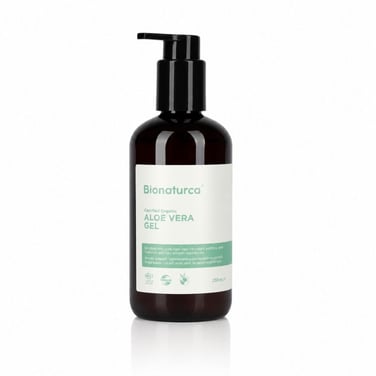 Organik Sertifikalı Onarıcı Etkili Nemlendirici Aloe Vera Jel 250 ml - Bionaturca
