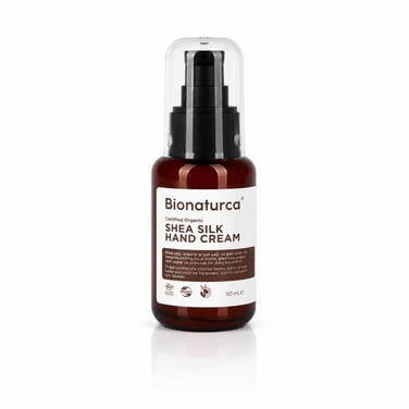 Organik Sertifikalı Shea Yağlı İpeksi El Kremi 50 ml - Bionaturca