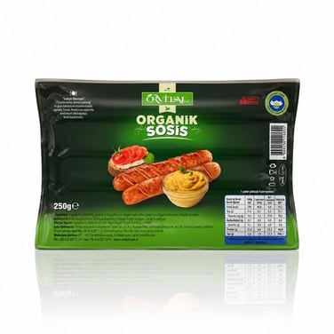 Orvital Organik Sosis 250 gr - Orvital