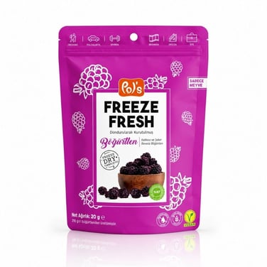 Pol's-Freeze Fresh  Böğürtlen 20 gr.