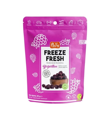 Pol's-Freeze Fresh  Böğürtlen 20 gr.