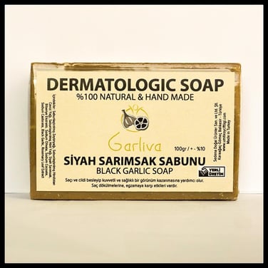 Siyah Sarımsak Sabunu  100 gr - Ümitköy Gurme
