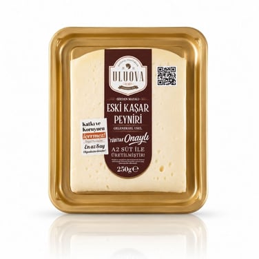 Tam Yağlı Olgunlaştırılmış Eski Kaşar Peyniri 250 gr - Uluova