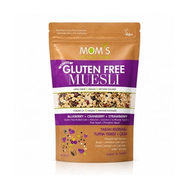 Yaban Mersini Turna Yemişi Çilekli Granola 300g - Mom's