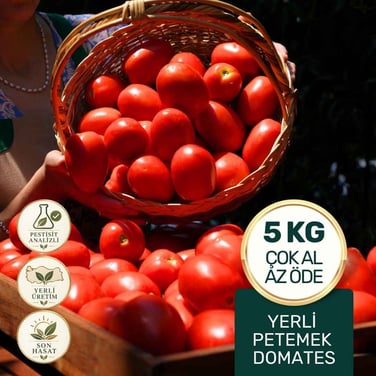Yerli Salçalık Petemek Domates - 5 Kg