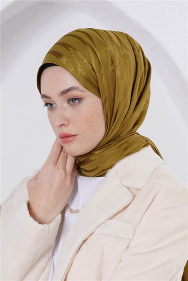 LORYAN FLOŞ JAKAR ZEBRA NEFTİ YEŞİL ŞAL