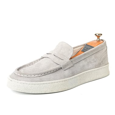 Ramonelli Model Hakiki Deri Erkek Gri Loafer