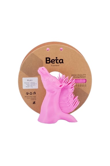 Beta PLA+ Rose Pink Filament 1.75mm 1kg