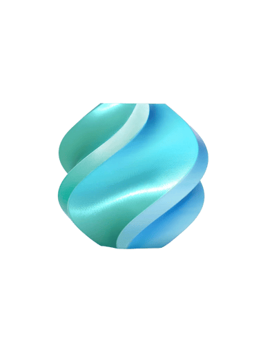 Bambu Lab PLA Silk-Blue Hawaii (Blue-Green) 1Kg Filament
