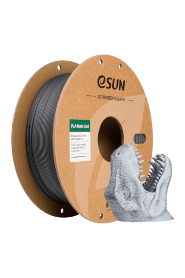 eSun PLA-Matte Filament Siyah Beyaz Filament 1.75mm 1 Kg