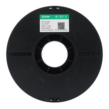 eSun PLA Basic Siyah Filament 1.75mm 1 Kg
