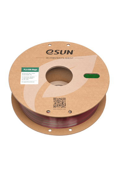 eSun PLA-Silk Magic Kırmızı Yeşil Filament 1.75mm 1 Kg