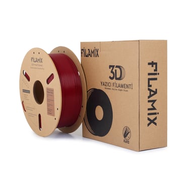 Filamix Hyper Speed PLA+ Bordo Kırmızı Filament 1.75mm 1 Kg