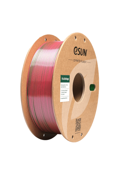 eSun PLA-Silk Magic Kırmızı Yeşil Filament 1.75mm 1 Kg