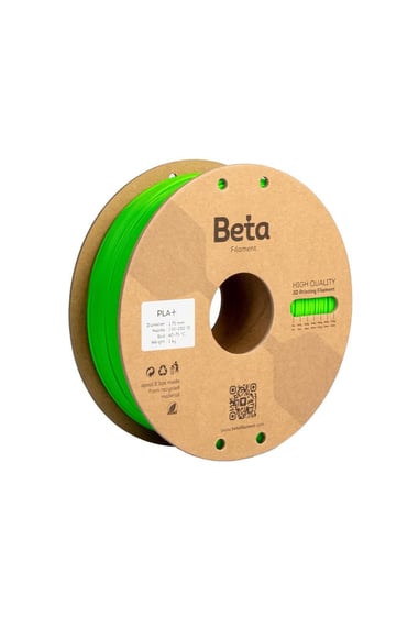 Beta PLA+ Neon Green Filament 1.75mm 1kg