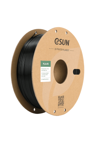 eSUN PLA+HS Siyah Filament 1.75mm 1kg
