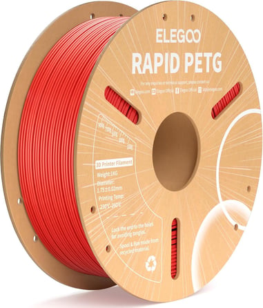 ELEGOO Rapid PETG Kırmızı Filament 1.75mm 1kg
