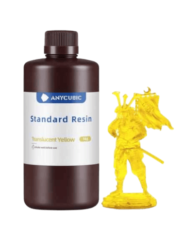Anycubic Standart Transparan Sarı Reçine 1 Kg