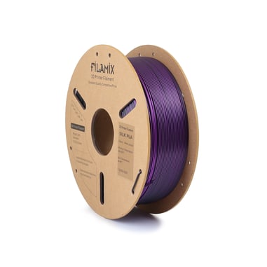 Filamix PLA Silk Magıc Siyah-Mor Filament 1.75mm 1 Kg