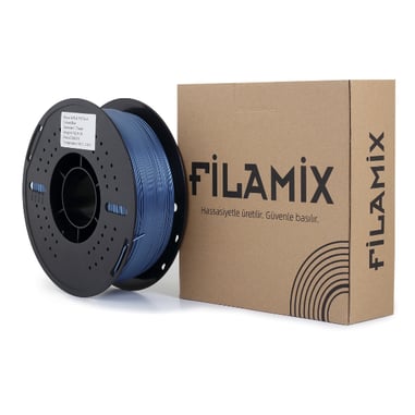 Filamix  PLA METALLIC Mavi Filament 1.75 mm 1 Kg