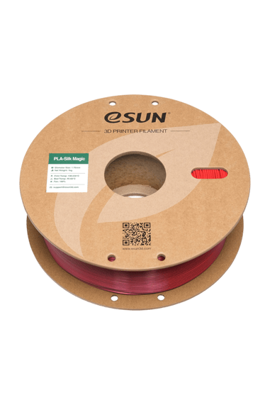 eSun PLA-Silk Magic Filament Siyah Kırmızı Filament 1.75mm 1 Kg