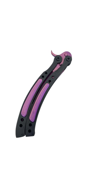 Butterfly Knife - Mor-Pembe