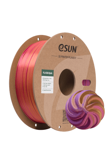 eSun PLA-Silk Mystic Kırmızı Altın Mor Filament 1.75mm 1 Kg