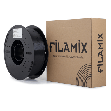 Filamix Silk PLA Siyah Filament 1.75mm 1 Kg
