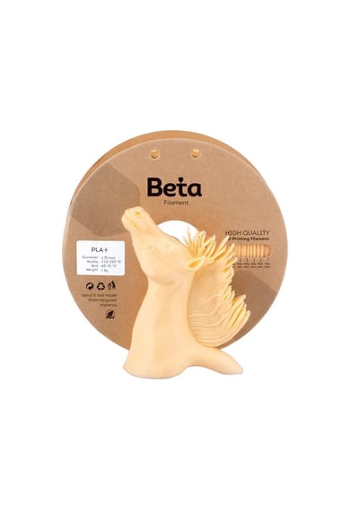 Beta PLA+ Cream Filament 1.75mm 1kg