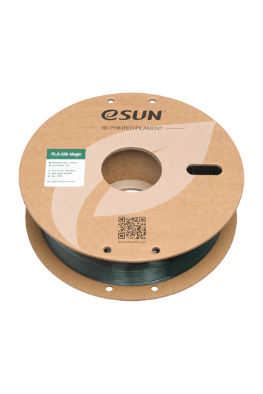 eSun PLA-Silk Magic Siyah Yeşil Filament 1.75mm 1 Kg