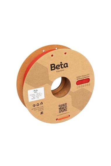 Beta PLA Matte Chinese Red Filament 1.75mm 1kg