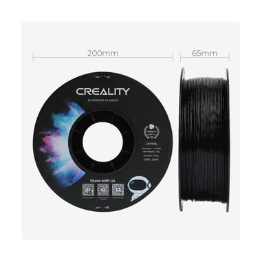 Creality CR PETG Siyah Filament 1.75mm 1kg