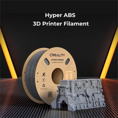 Creality Hyper ABS Gri Filament 1.75mm 1kg