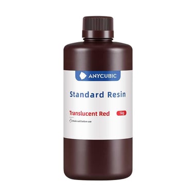 Anycubic Standart Transparan Kırmızı Reçine 1 Kg