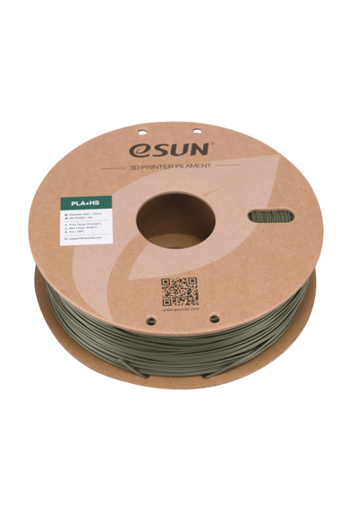 eSUN PLA+HS Zeytin Yeşili Filament 1.75mm 1kg